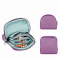 Simple Solid Color Portable Travel Jewelry Case 6W13HSJ97