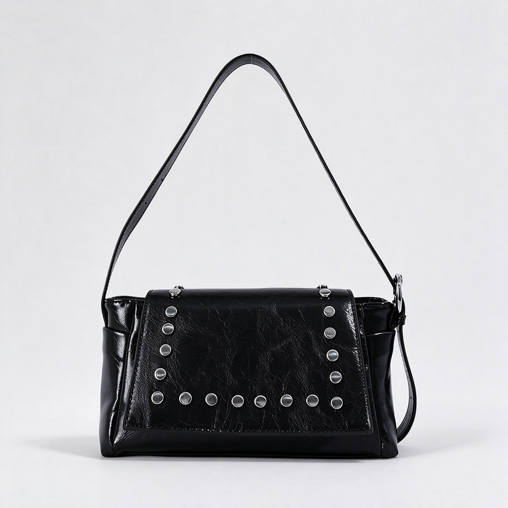 Vintage Punk Studded Flap Shoulder - DippedShop Wholesale - #6227