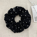Ruffled Polka Dot Scrunchies - DippedShop Wholesale - #8771
