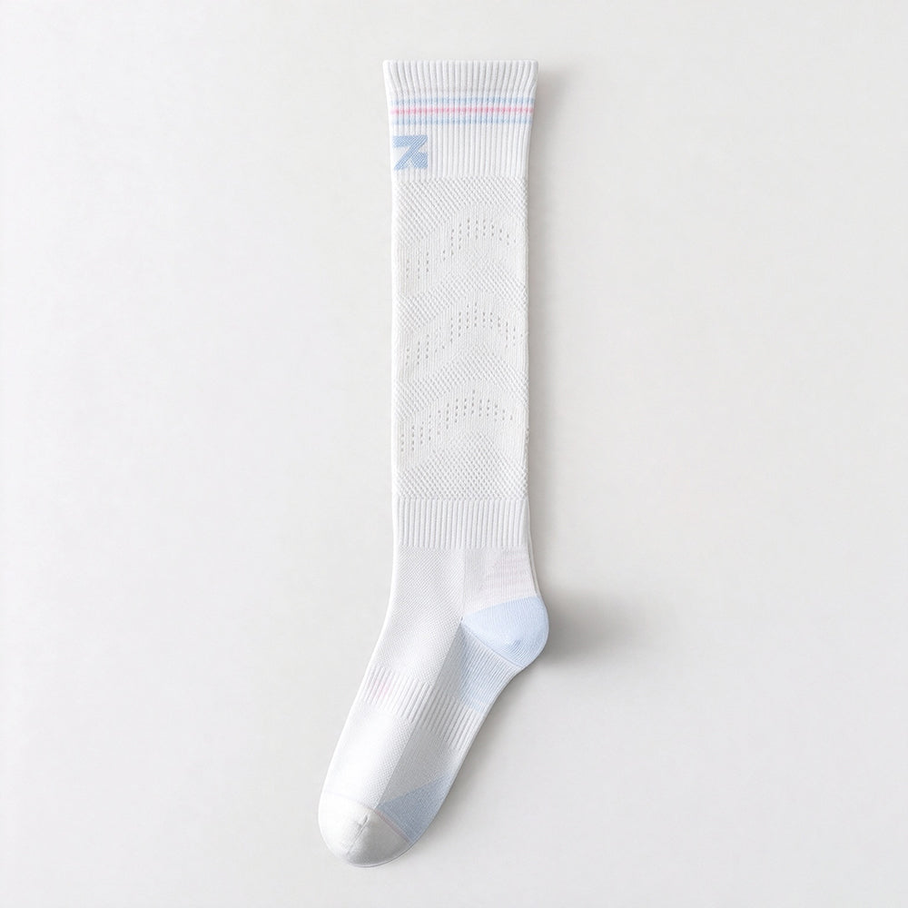 Stylish Color Block Striped Over Knee High Socks 6W8FSO1011