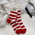 Winter Striped Soft Socks - DippedShop Wholesale - #4595