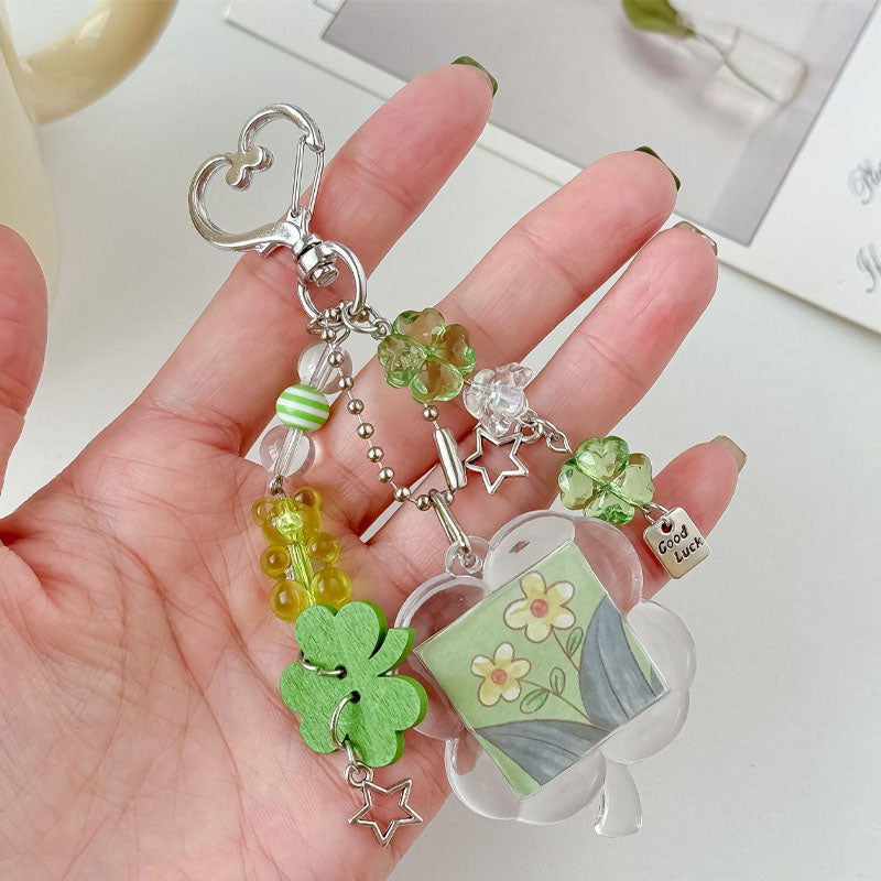 Fresh Clover Photo Frame Pendant Bag Charm 6W10BBC368