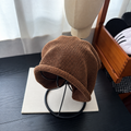 Simple Solid Color Edge Curl Knit Hat 6W6HAT721