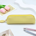 Creative Lychee Grain Solid Color PU Pencil Pouch 6S10BOB1056