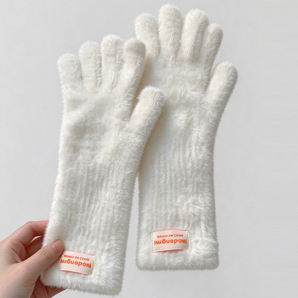 Fuzzy Plush Touchscreen Gloves - DippedShop Wholesale - #1907