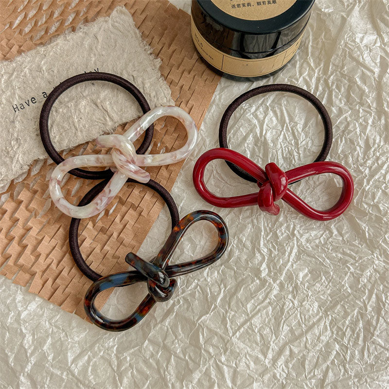 Cute Bowknot Acetate High Stretchy Hair Tie MK2BW6W6HHT08