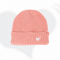 Solid Color Heart Embroidery Distress Beanie Hat 6W6HAT670