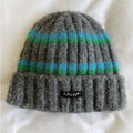 Trendy Color Contrast Striped Warm Beanie Hat 6W6HAT549