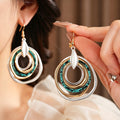 Multi-Layer Concentric Hoop Earrings - DippedShop Wholesale - #5235