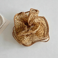 Leopard Print Mesh Hair Scrunchies MK2BW6W6HSR44