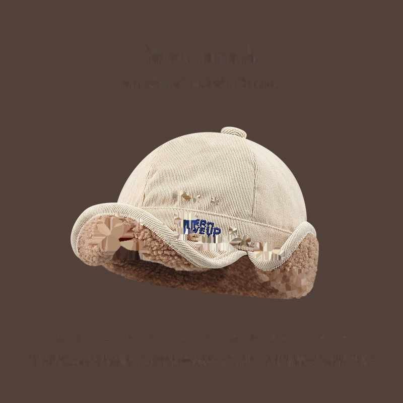 Vintage Faux Lamb Wide Brim Cap 6W6HAT672