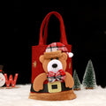 Christmas Plush Doll Gift Pouch Handbag 6W10BOB1351