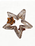 Stylish Leopard Star Resin Hair Claws 6W6HCP1211