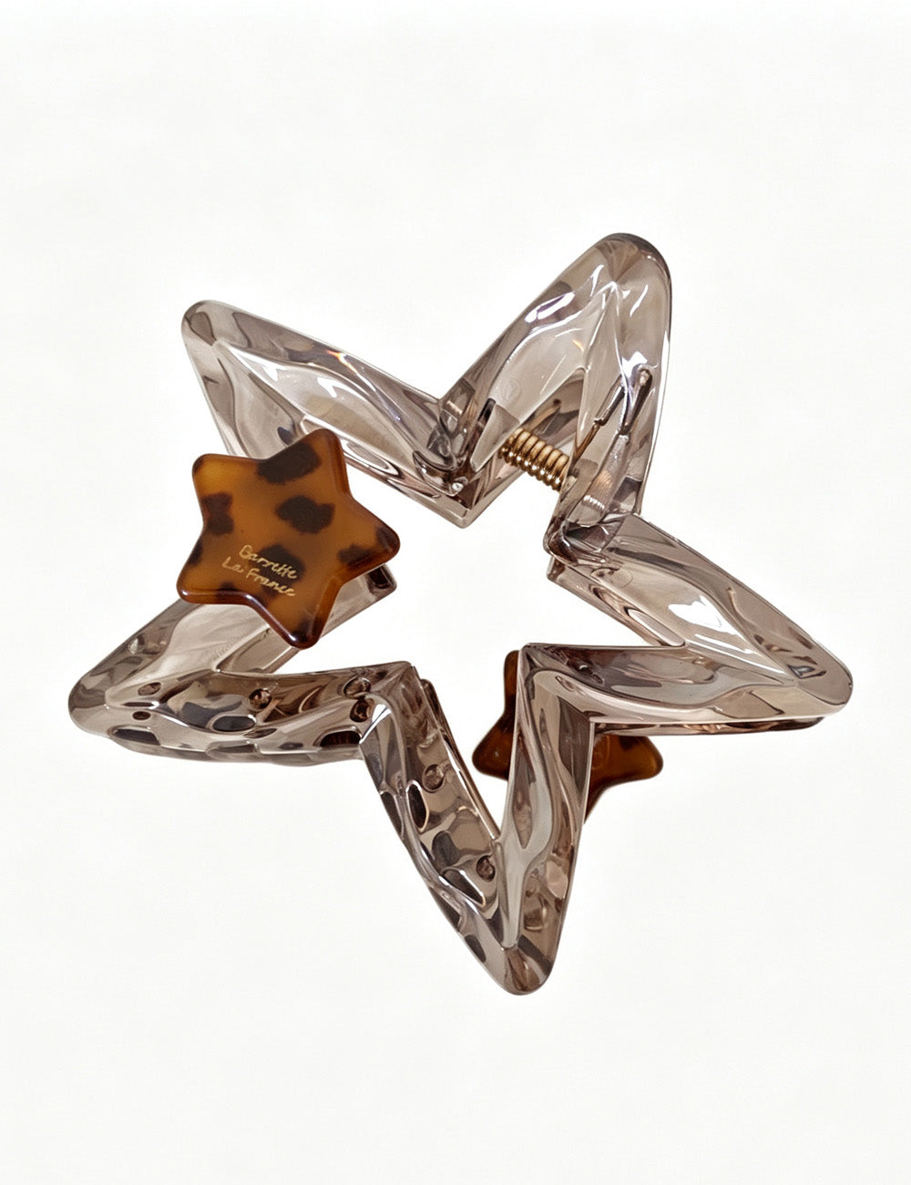 Stylish Leopard Star Resin Hair Claws 6W6HCP1211
