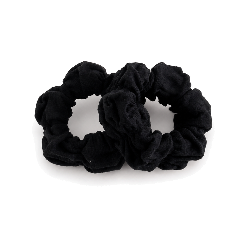 Minimalist Solid Color Ruffled Hair Scrunchies 6W6HSR329