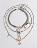 Multi-Layer Heart Pendant Necklace - DippedShop Wholesale - #4547