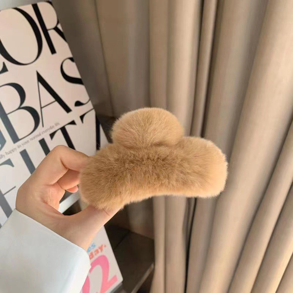 Faux Fur Hair Claw - DippedShop Wholesale - #0739