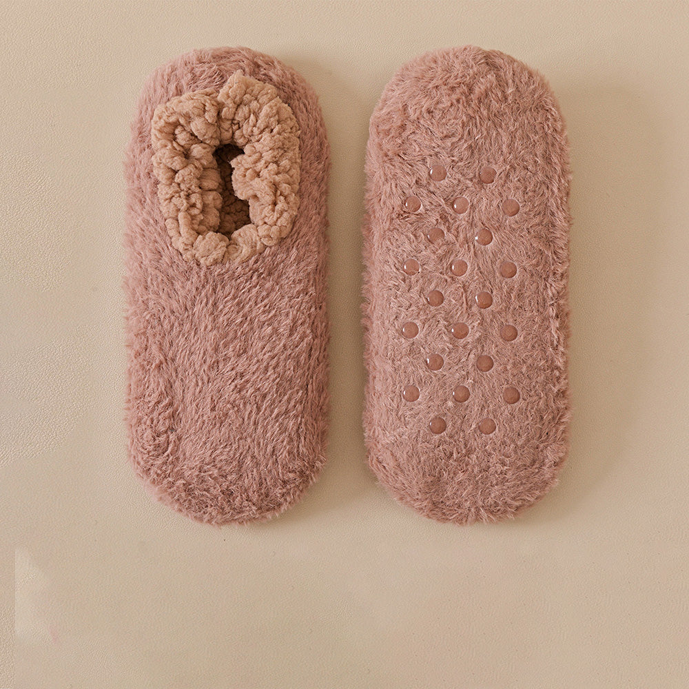Plush Non-Slip Slipper Socks - DippedShop Wholesale - #9923