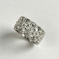 Floral Open Ring - DippedShop Wholesale - #8435