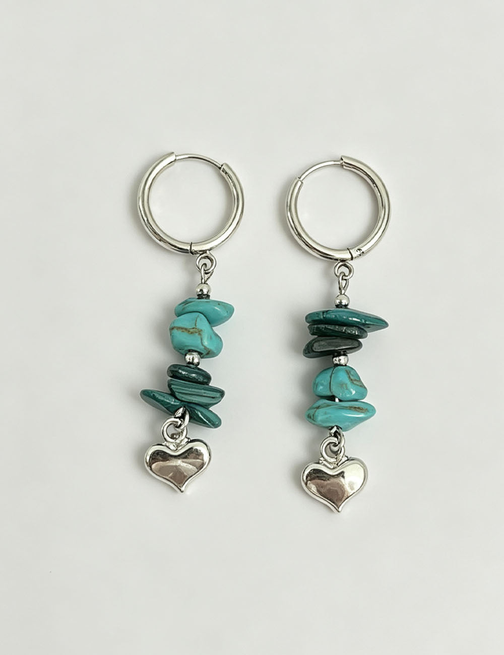 Beaded Hoop Earrings - DippedShop Wholesale - #8611