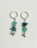 Beaded Hoop Earrings - DippedShop Wholesale - #8611