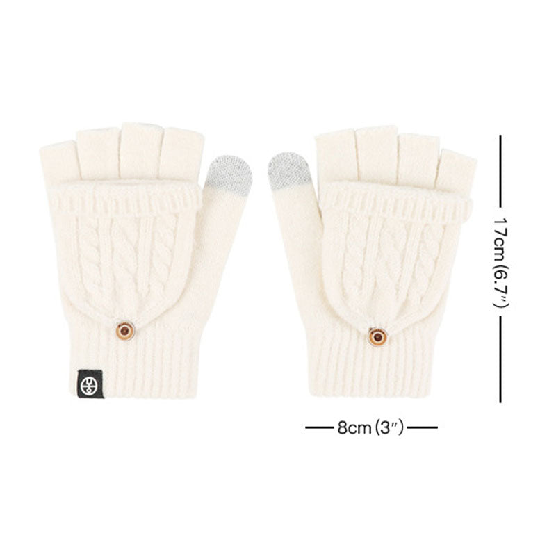 Convertible Fingerless Mittens - DippedShop Wholesale - #9971