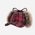 Winter Warm Letter Embroidery Faux Fur Baseball Cap 6W6HAT522