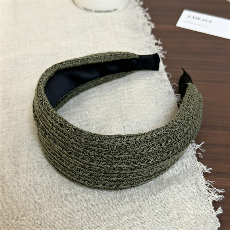 Elegant Hollow Out Knit Wide Headband 6W6HBD321