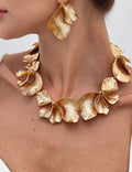 Floral Petal Choker Necklace - DippedShop Wholesale - #8259