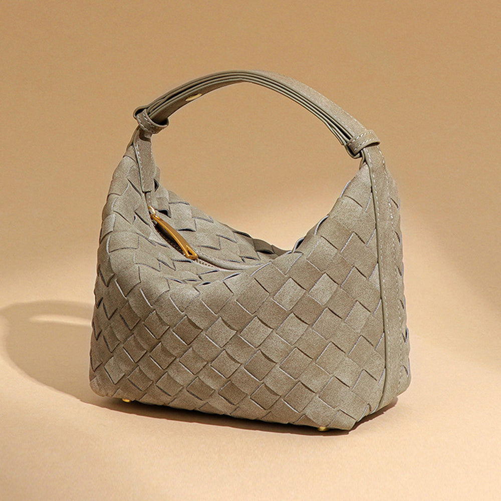 Minimalist Solid Color Woven Mini Handbag 6W10BBG2420