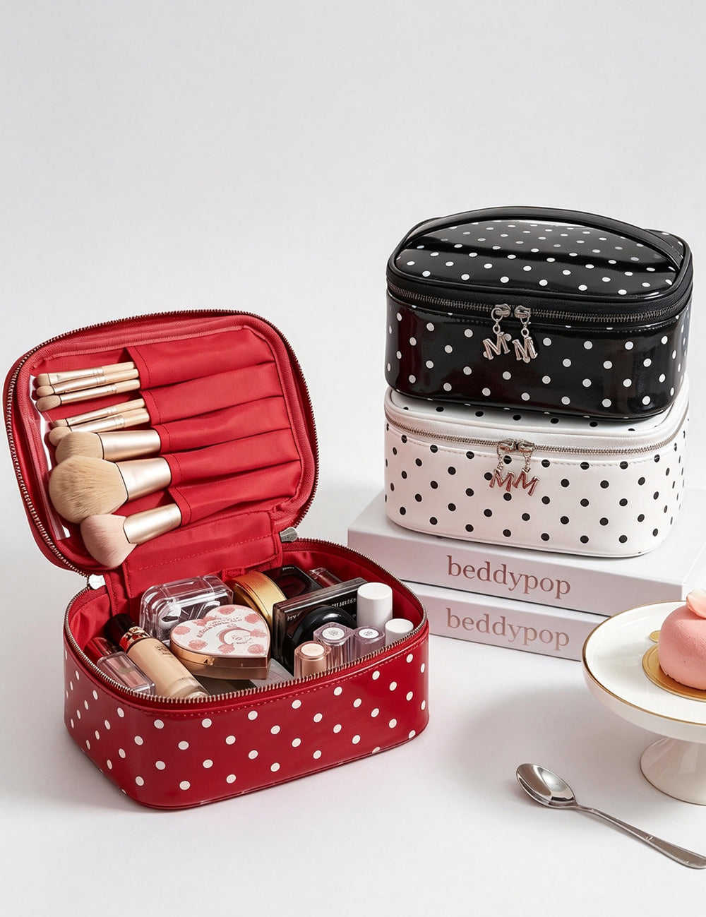 Waterproof Polka Dot Cosmetic Bag - DippedShop Wholesale - #1763