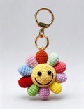 Crochet Sunflower Bag Charm - DippedShop Wholesale - #3059