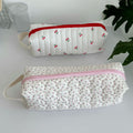 Strawberry Quilted Cosmetic Bag - DippedShop Wholesale - #5379