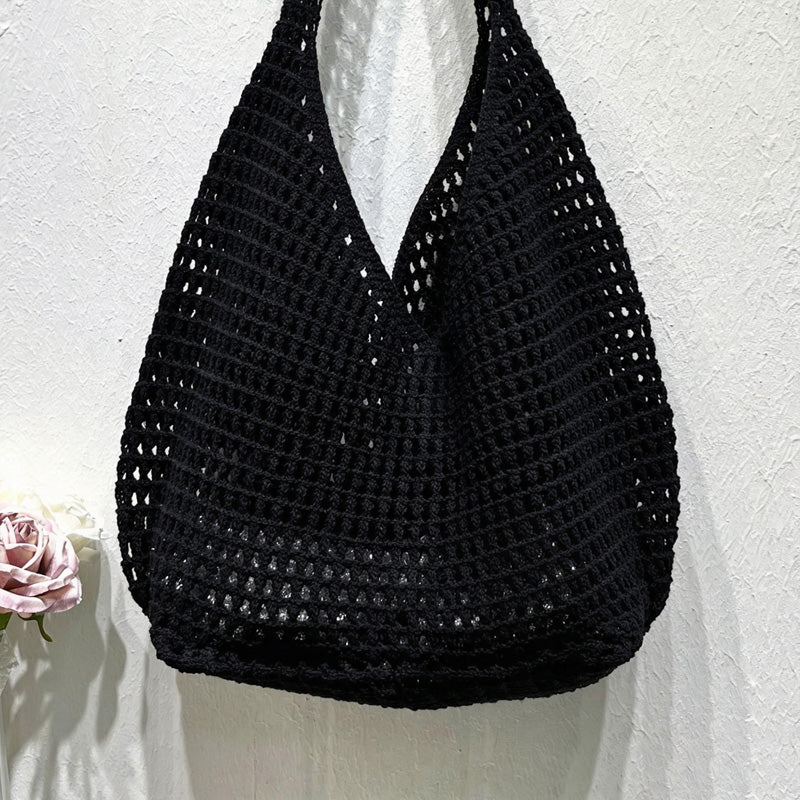 Slouchy Hollow Out Large Capacity Shoulder Bag 6W10BBG1780