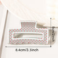 Hollow Square Hair Claw - DippedShop Wholesale - #3203