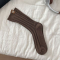 Solid Rib Knit Socks - DippedShop Wholesale - #2163