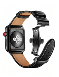 Simple Solid Color PU Leather Watch Band 6W6JWA118