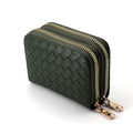 Woven Zipper Card Holder Wallet - DippedShop Wholesale - #9203