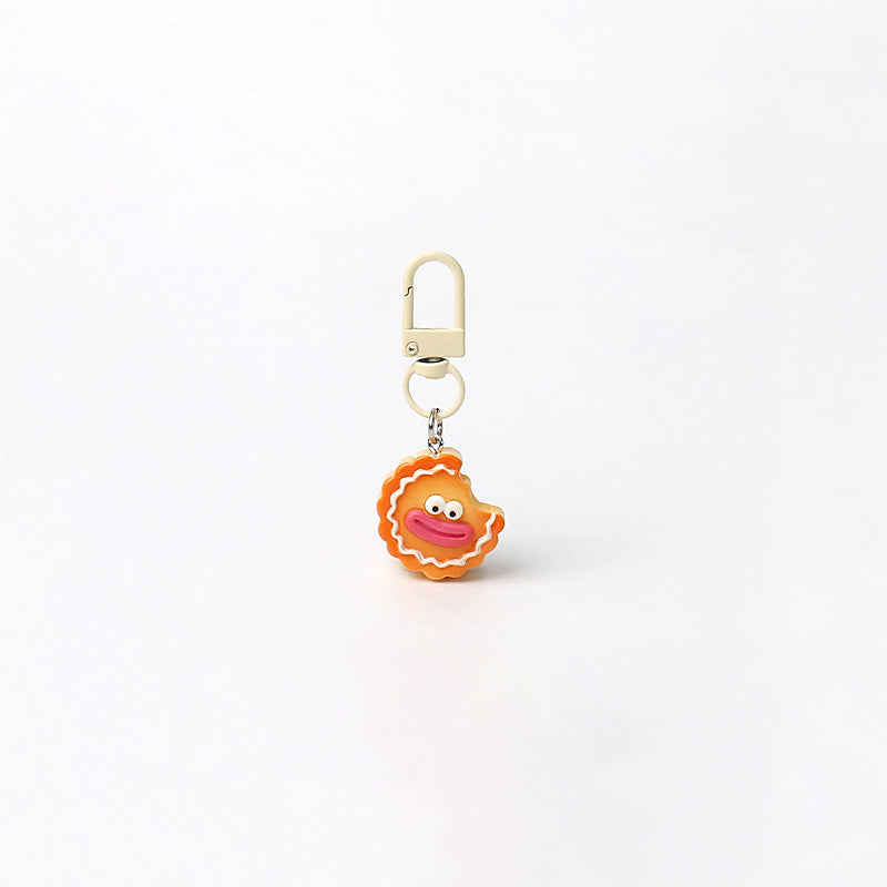Funny Mini Cookie Sausage Mouth Pendant Keychain 6W10BBC680