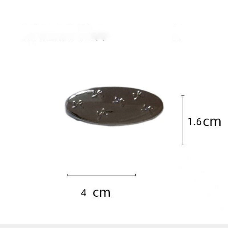 Bow Metal Hair Clip - DippedShop Wholesale - #0035