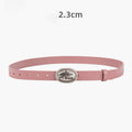 Minimalist Solid Color Leather Waist Belt MK2LEEP6W6JBT34