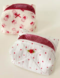 Heart Print Makeup Bag - DippedShop Wholesale - #6307