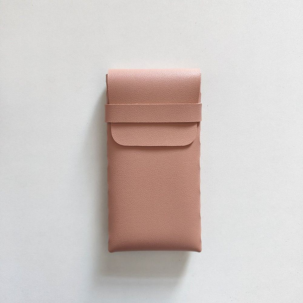 Minimalistic PU Leather Sunglass Case - DippedShop Wholesale - #8659