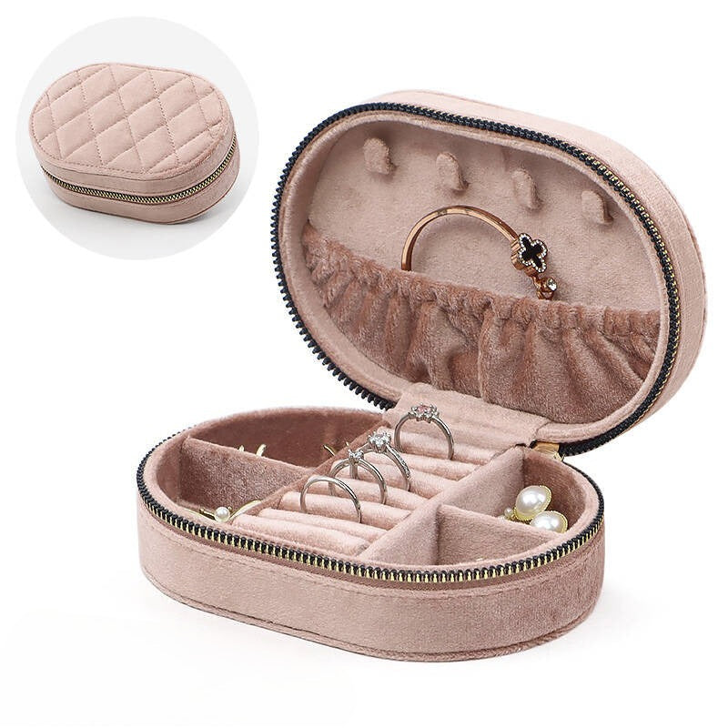 Trendy Solid Color Round Shape Ring Box 8CW6BOB292L