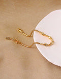 Minimalist Gold Snake Chain Bracelet - DippedShop Wholesale - #8195