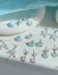 Sea Shell Stud Earrings - DippedShop Wholesale - #9635
