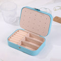 Trendy Solid Color Large Capacity Jewelry Case 8CW6BOB294L