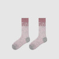 Vintage Plaid Jacquard Socks - DippedShop Wholesale - #0195