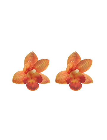 Orchid Stud Earrings - DippedShop Wholesale - #0339