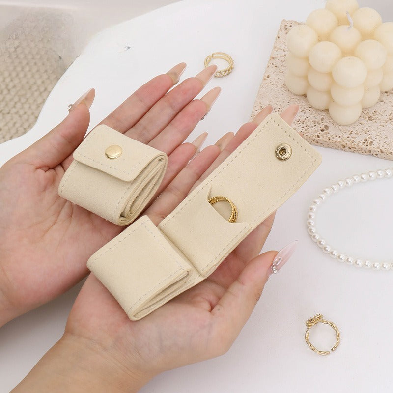 Mini Solid Color Roll Up Jewelry Organizer Bag 8CW6BOB355L